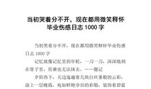 学着释怀_1000字