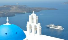 暑假游记——美丽的圣托里尼岛_250字