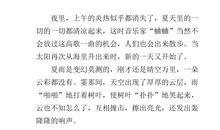 我爱夏天的夜晚_350字