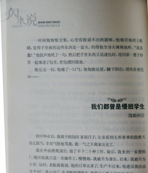 前三个小说：味道是心中的_900字