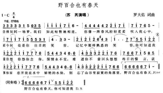 关于夏季成分：狂热的百合春天_1200字