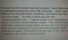高三英语作文：Beginning of Summer_800字