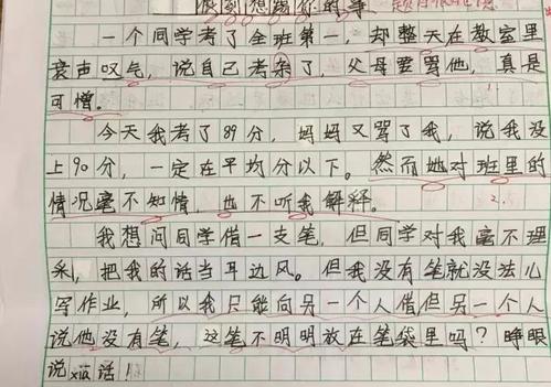 差异 - 写给老师_500字