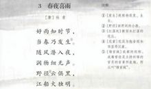改写《春夜喜雨》_450字