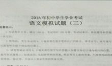 2011滨州中考语文试题（含答案）