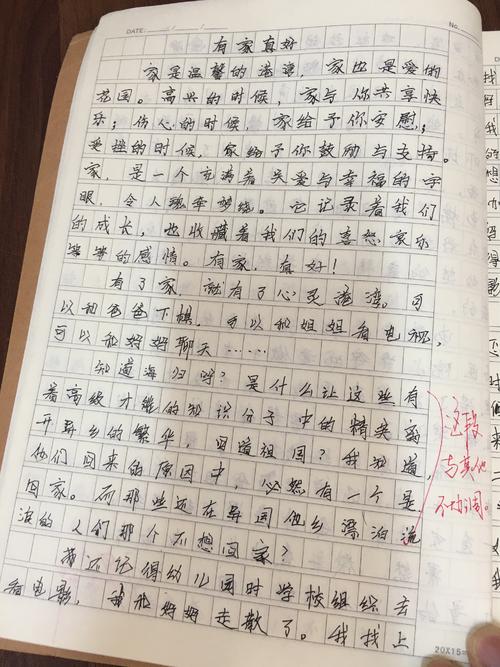 [PK Tour]关于家庭的作文：有一个好家_900字