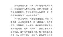 难忘的一次经历_400字