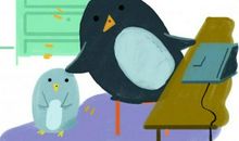 给企鹅当爸爸_600字