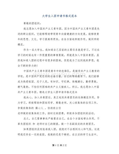 应用程序格式