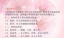 2012中考材料作文写作指导_1500字