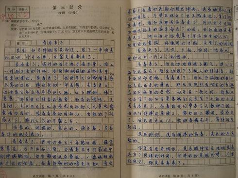 2014漳州高中入学考试书写技巧：访问介绍