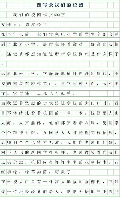 我们学校_600字
