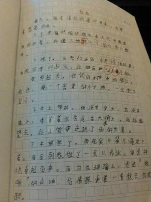 美丽的写段跌落_3000字