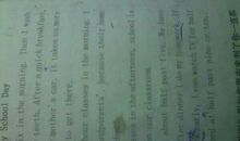 初一年级英语作文：My school_550字