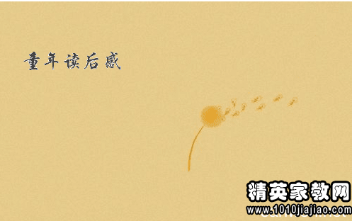 伴随着我童年的河流_700字