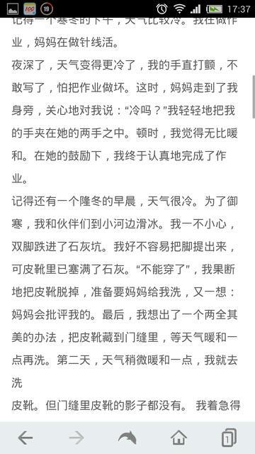 [感恩节文章]我的母亲_650字