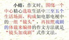 备战2011中考作文第四讲：围绕中心 严格选材_3000字