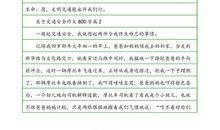 关于安全的作文：带着“安全”回家_800字