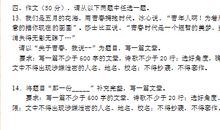 2019年四川宜宾中考语文作文题目：二选一