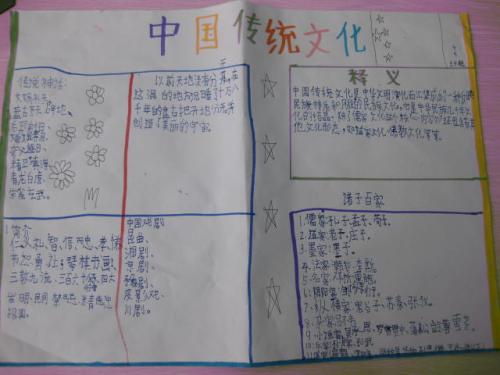 五年级最终考试成分：传统文化（3）_600字