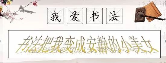 我喜欢书法_350字