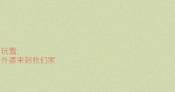 演奏雪的构图：玩雪_1000字