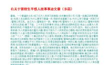 关于感动的作文：感动瞬间_800字