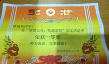 晒收获——我获得一等奖_100字