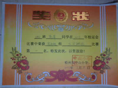 孙收获 - 我得到了第一个_300字