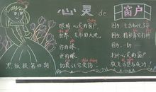 全国爱眼日黑板报——心灵的窗户_20字