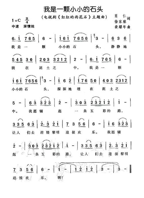 如果我是一块小石头_700字