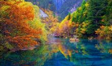 四季如画的九寨沟_500字