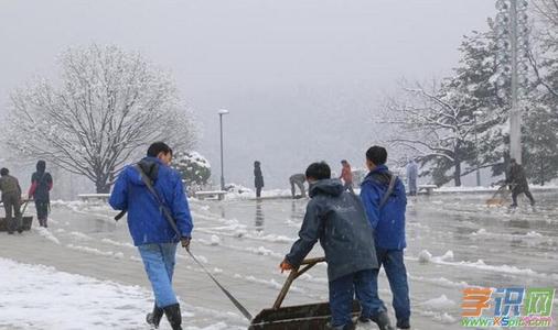 扫地上的组成：扫雪_450字