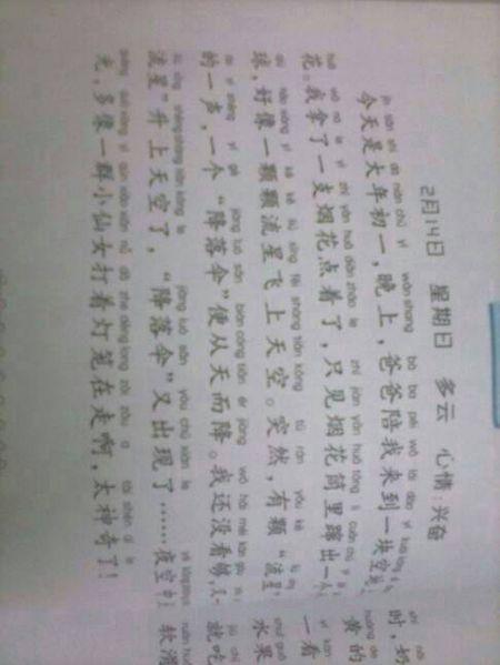 日记侧_200字