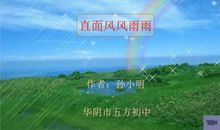 为了彩虹，我选择风雨_900字