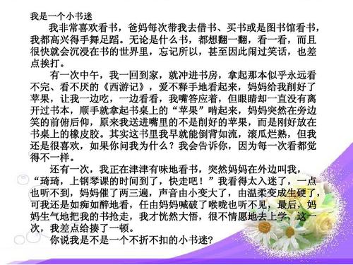 我是一个小书_450字