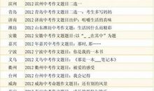 2011昭通中考作文题目：期盼_____”或_____为期盼