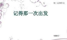 那一次_1000字