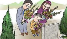 [ 清明节] 上坟的怪事_450字