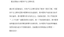 初一班长入团申请书