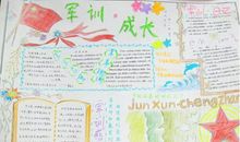 军训手抄报：军训成长_40字