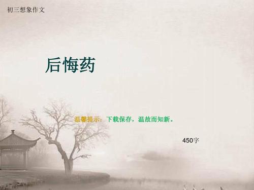 前三名想象力：如果我有100万_450字