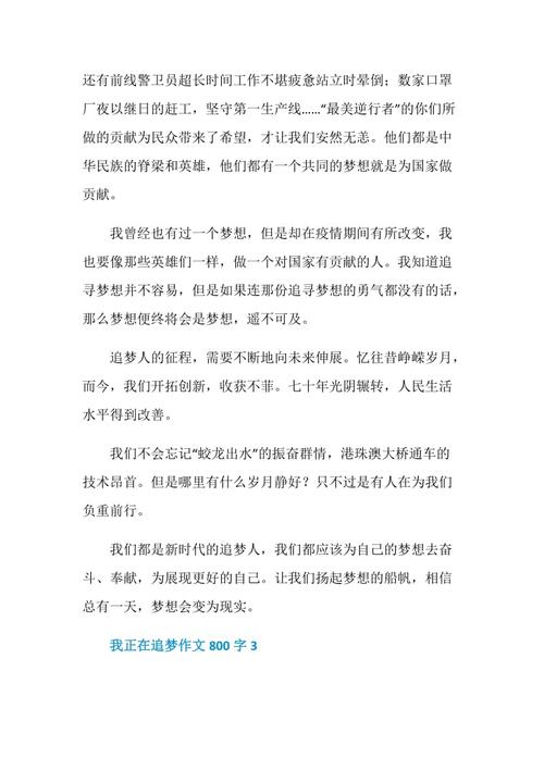 第一个ace论文：追逐梦_550字