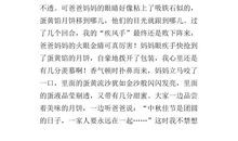 2009年中秋节作文1000字：正欣赏着同一个月亮_900字