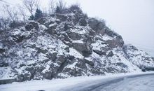 关于雪景的作文：山中雪景_250字