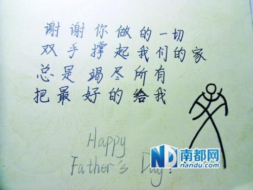 爸爸，我想对你说_750字