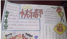 我的低碳寒假手抄报