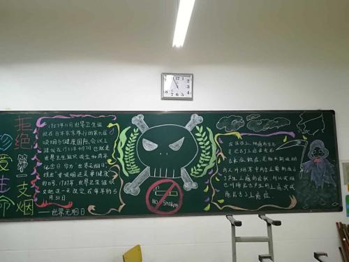中学世界没有烟草日