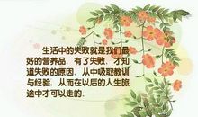 生活的教训_450字