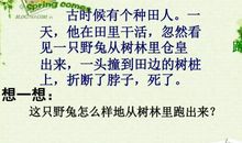 《守株待兔》续写_550字